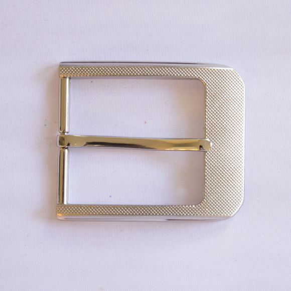 Etched Silver Buckle